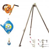 Globestock Tripod Kit with G saver G winch, Brackets and underslung pulley