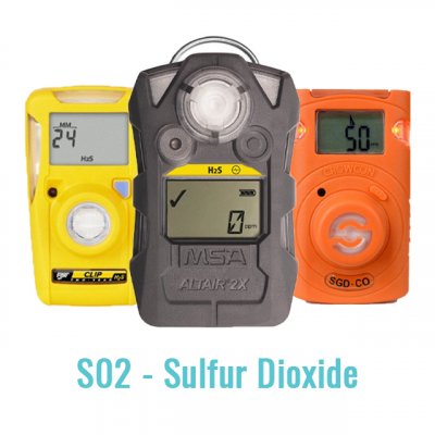 Specialist Single Cell Gas Monitor - (S02 - Sulphur Dioxide)